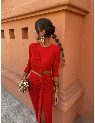 Vestido Pompeya Rojo