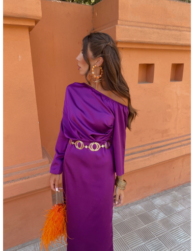 Vestido Arévalo Morado