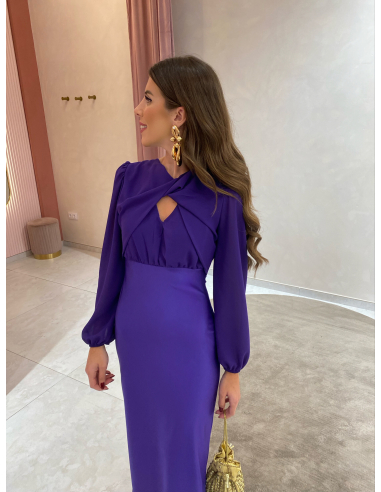 Vestido Nuñez Morado