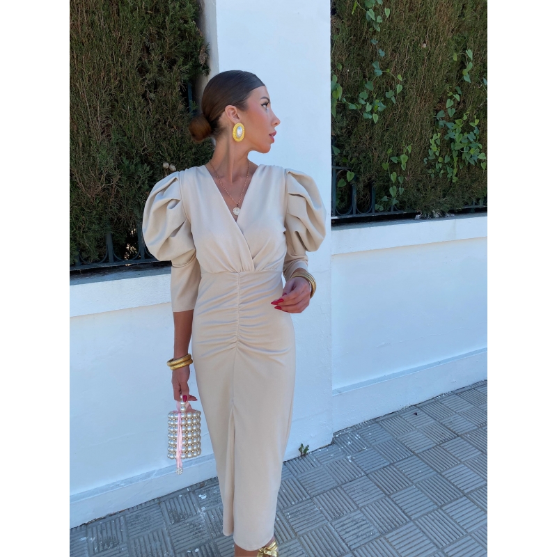 Vestido Libélula Beige